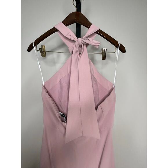 Elliatt Sinatra Dress in Blush- Size Small (4-6) halter neck, romantic - Picture 7 of 8